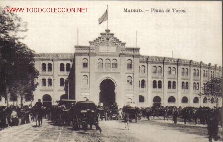 Cartoline: TARJETA POSTAL DE MADRID- PLAZA DE TOROS.
