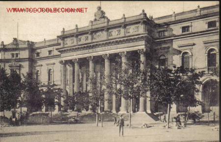 Postales: TARJETA POSTAL DE MADRID- BOLSA DE COMERCIO. - Foto 1