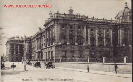 Cartoline: TARJETA POSTAL DE MADRID.- PALACIO REAL : VISTA GENERAL.
