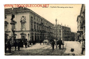 Postales: MADRID. CAPITAN&Iacute;A GENERAL Y CALLE MAYOR. - Foto 1