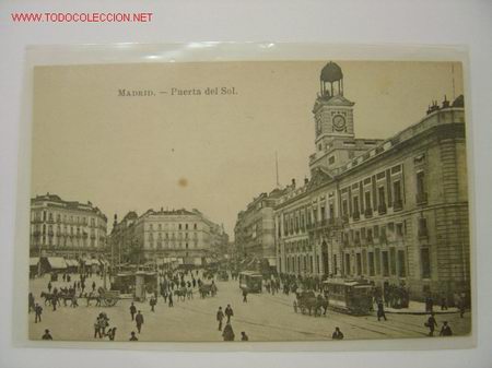 Postales: MADRID - PUERTA DEL SOL - Foto 1