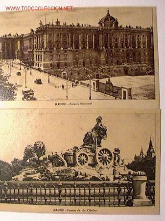Postales: 2 POSTALES DE MADRID DE LOS A&Ntilde;OS 30 - Foto 1