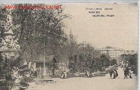 Postales: MADRID. SALON DEL PRADO. - Foto 1