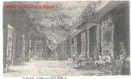 Postales: MADRID. PALACIO REAL. SALON DEL TRONO - Foto 1