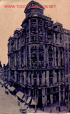 Cartoline: TARJETA POSTAL DE MADRID.-GRAN VIA Y MONTERA-.