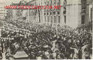 Postales: MADRID. CONGRESO EUCARISTICO. PROCESI&Oacute;N EN LA PUERTA DEL SOL. - Foto 1