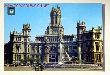 Postales: MADRID PALACIO DE COMUNICACIONES N 84 ESCRITA - Foto 1