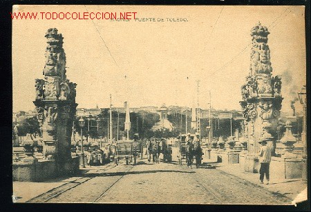 Postales: TARJETA POSTAL DE MADRID -PUENTEDE TOLEDO - Foto 1