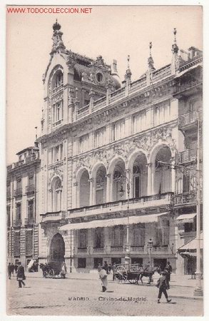 Postales: Madrid.-Casino de Madrid 1912