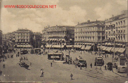 Postales: TARJETA POSTAL DE MADRID. PUERTA DEL SOL. - Foto 1