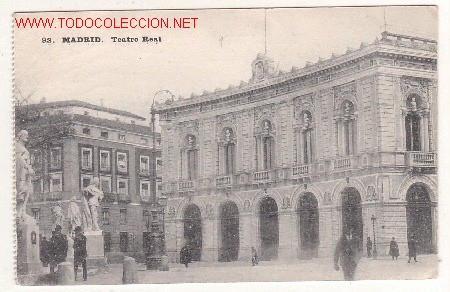 Postales: Madrid. Teatro Real 1920