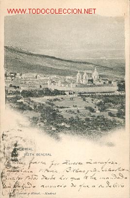 Postales: EL ESCORIAL, VISTA GENERAL  HAUSER Y MENET N&ordm; 413?