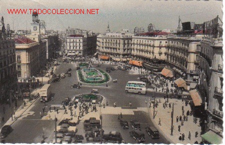 Postales: MADRID - PUERTA DEL SOL.- - Foto 1