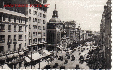 Postales: MADRID - CALLE DE ALCALA.- - Foto 1