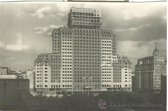 Postales: MADRID. EDIFICIO ESPA&Ntilde;A. EN CONSTRUCCI&Oacute;N. - Foto 1