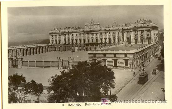 Postales: TARJETA POSTAL DE MADRID. PALACIO DE ORIENTE - Foto 1