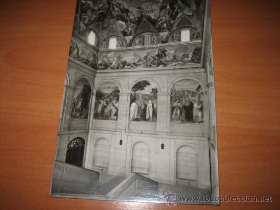 Cartoline: N&ordm; 64 EL ESCORIAL MONASTERIO .-DETALLE DE LA ESCALERA