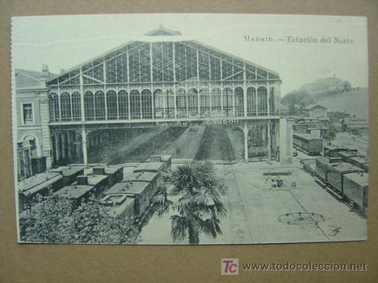 Postales: MADRID - ESTACION DEL NORTE - Foto 1