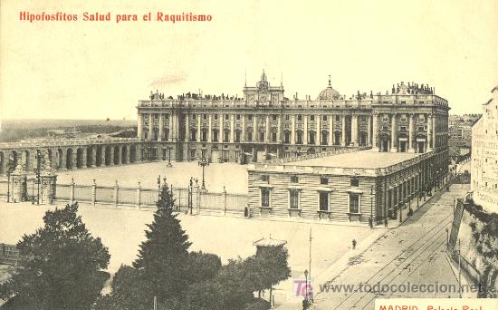 Postales: TARJETA POSTAL DE MADRID. PALACIO REAL. THOMAS - Foto 1