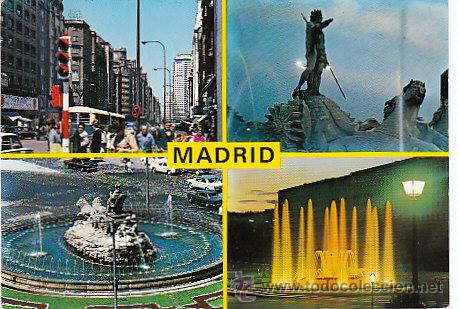 Postales: Madrid. circulada ver dorso - Foto 1