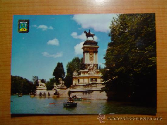 Postales: POSTAL MADRID ESTANQUE DEL RETIRO SIN CIRCULAR - Foto 1