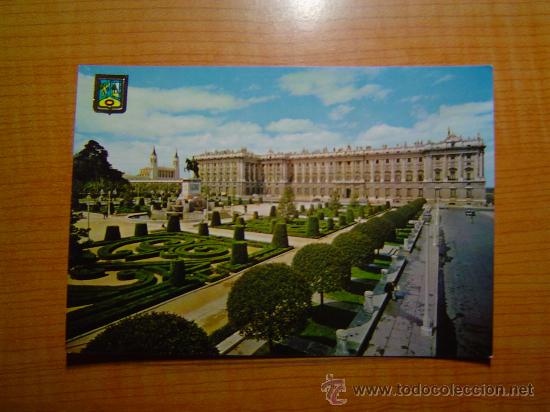 Postales: POSTAL MADRID PALACIO REAL SIN CICULAR - Foto 1