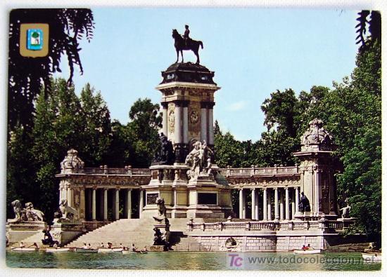 Postales: POSTAL MADRID Parque del Retiro - Foto 1