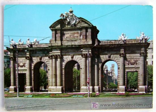 Postales: POSTAL MADRID Puerta de Alcala - Foto 1