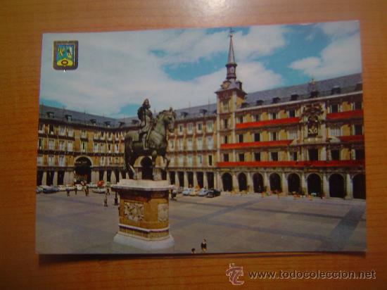 Postales: POSTAL MADRID PLAZA MAYOR SIN CIRCULAR - Foto 1