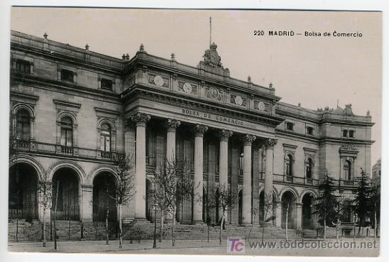 Postales: MADRID , BOLSA DE COMERCIO , P27308 - Foto 1