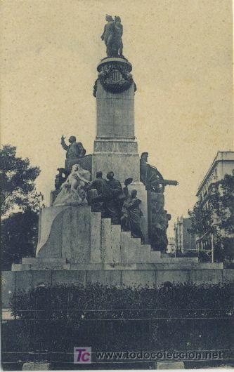 Postales: MADRID . MONUMENTO A CASTELAR P12 - Foto 1