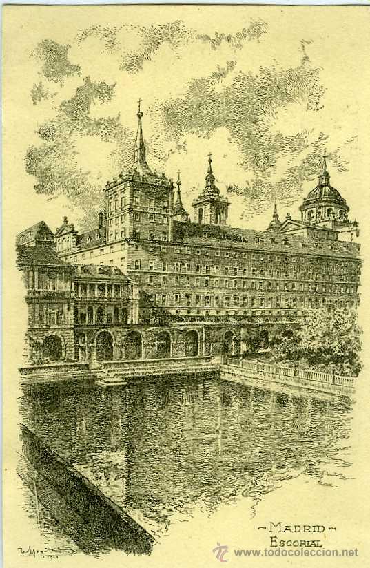 Postales: POSTAL MADRID EL ESCORIAL - Foto 1
