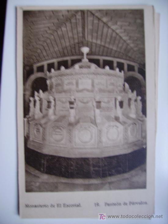 Postales: el escorial, panteon de parvulos