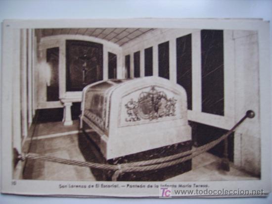 Postales: el escorial, panteon de la infanta maria teresa
