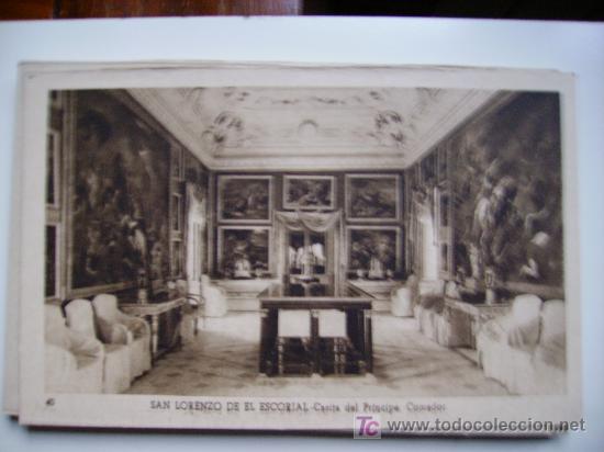 Postales: s.l.de el escorial, casita del principe, comedor