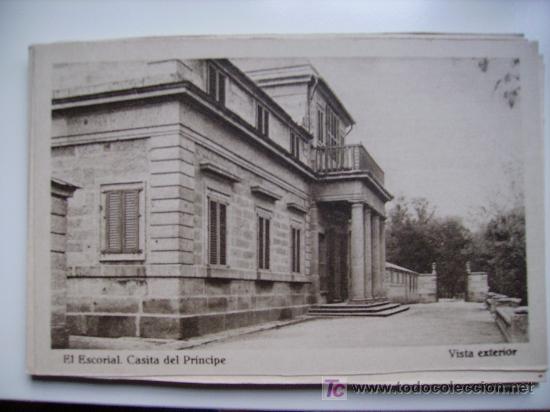 Postales: el escorial, vista exterior de la casita del principe