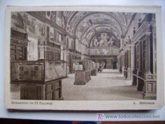 Postales: el escorial, biblioteca - Foto 1