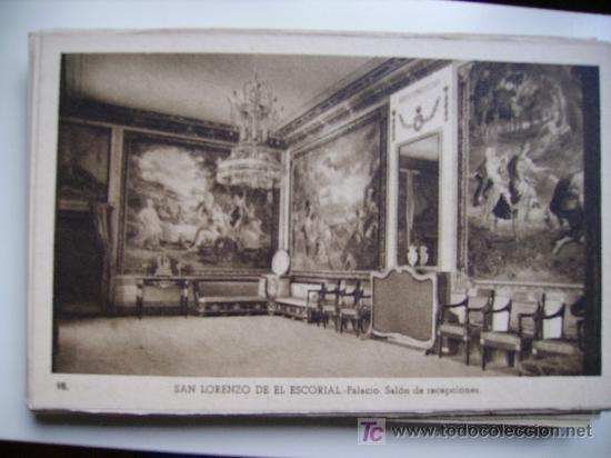 Postales: el escorial,  salon de recepciones