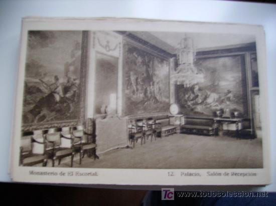 Postales: el  escorial, salon de recepcion - Foto 1