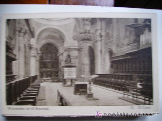 Postales: el escorial, el coro - Foto 1