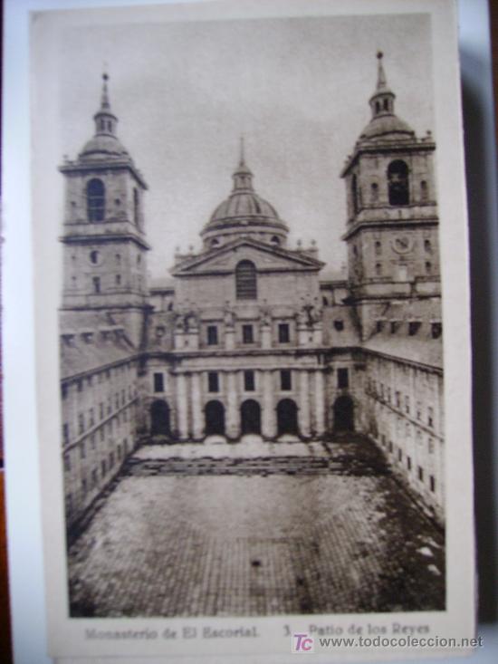 Postkarten: el escorial, patio de los reyes