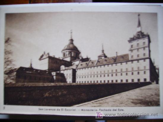 Postkarten: monasterio de el escorial, fachada del este