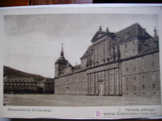 Postkarten: el escorial, fachada principal
