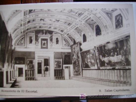 Postales: el escorial, salas capitulares - Foto 1