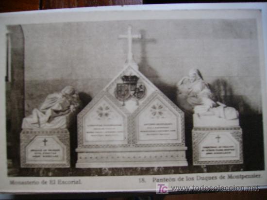 Postcards: el escorial, panteon de los fuques de montpensier
