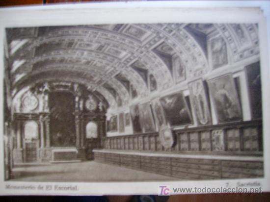 Postcards: el escorial, sacristia