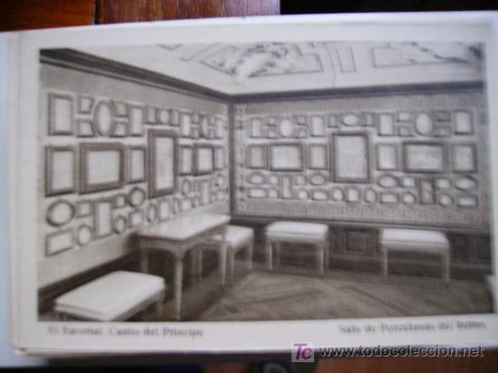 Postcards: el escorial,casita del principe, sala de porcelanas del retiro