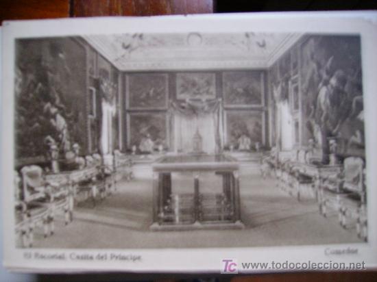 Postcards: el escorial, casita del principe, comedor