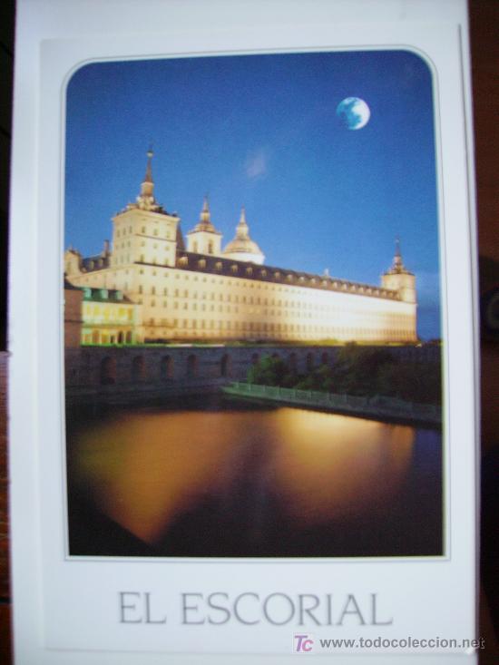 Postcards: vista nocturna de el escorial