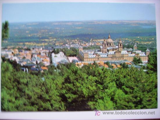 Postcards: vista general del monasterio de san lorenzo de el escorial